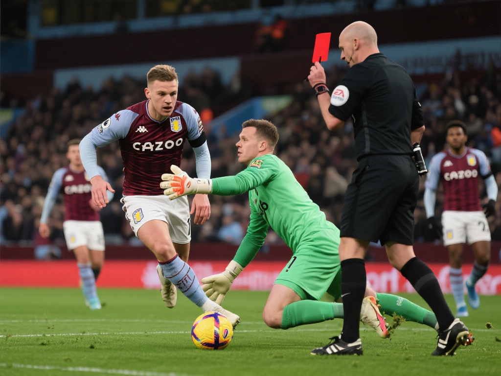 维拉争欧冠之梦终结 红牌成为转折点
比