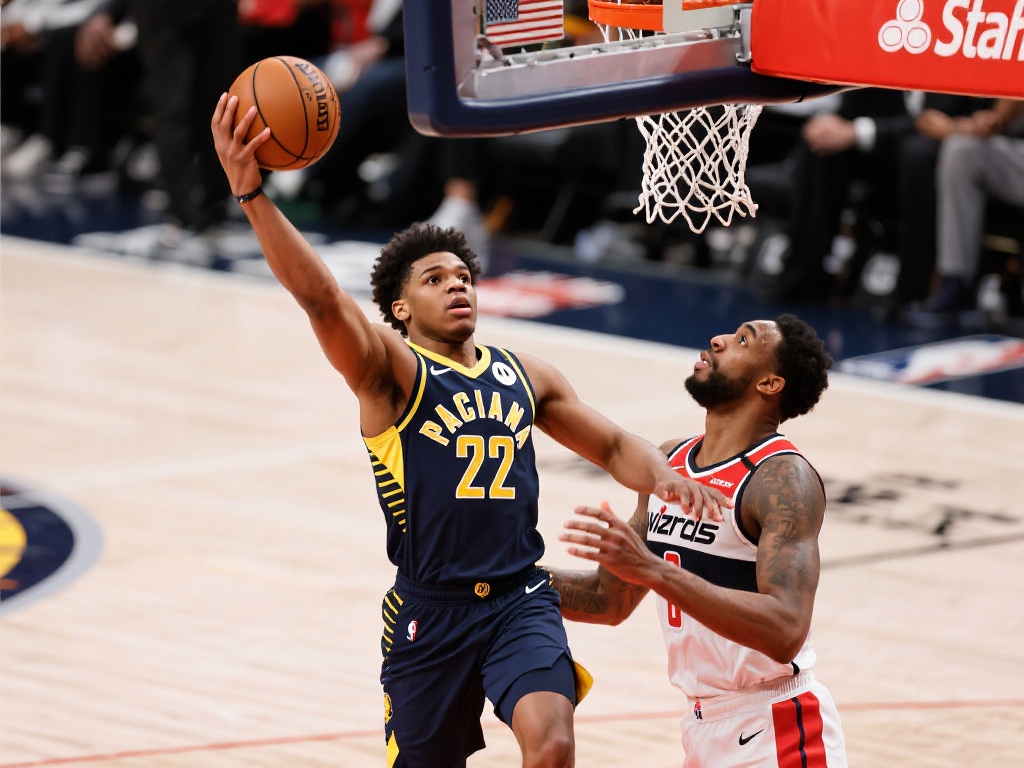 哈利伯顿萨尔闪耀 步行者狂胜奇才53分